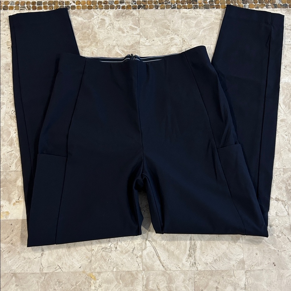 Athleta Womens Wander Stash Skinny Pants Back Zipper ,Stretch,Ankle Size 4